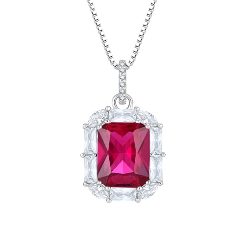 Pendentif avec Chaîne en Zircone cubique et Collier Argent 925 Femme JO WISDOM