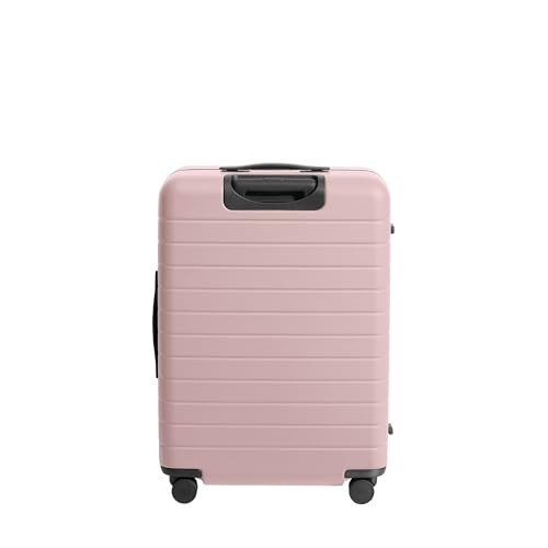 Image of Away Medium Checked Luggage, Lightweight Hard Shell Suitcase with Spinner Wheels, Durable Rolling Luggage, TSA Lock, 26 Inch, Blush Pink