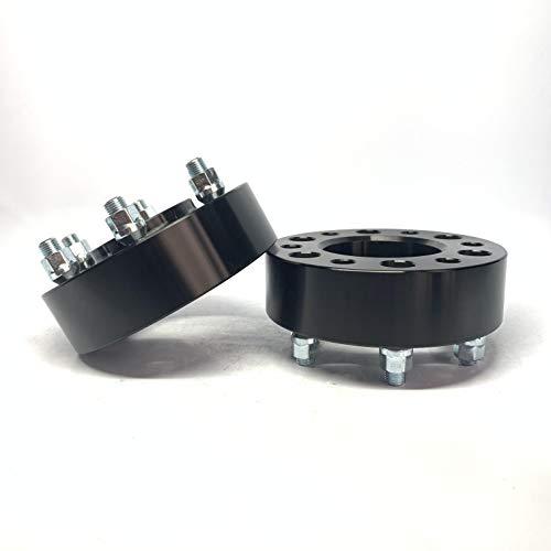 Customadeonly 2 Pieces 2" (50mm) Hub Centric Wheel Spacers Bolt Pattern 6x135 to 6x135 Center Bore 87.1mm Thread Pitch 14x1.5 Studs