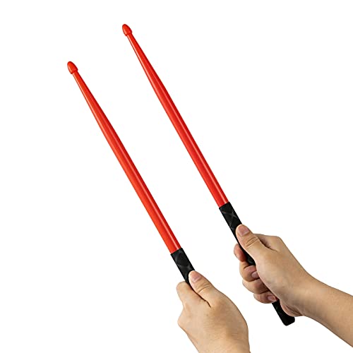 Ubblove Nylon Drumsticks 2 Pairs With Anti-Slip Handles For Drum,Exercise Plastic Drum Sticks,Attractive,Light And Durable Sticks For Drums,Musical Instrument Percussion Accessories  thumb #3