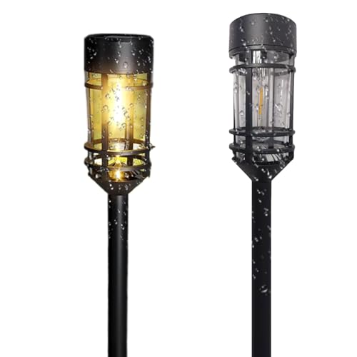 Luci del percorso a energia solare, percorsi all'aperto,Luci esterno Lampada di contazione giardino decorativa per patio, prati, cortile,
