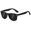 kimorn polarisé Lunettes de soleil Classic Unisex Horn Rimmed 80’s Retro Eyewear AE0300