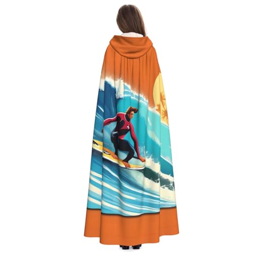Cape de cosplay hawaïenne à capuche pour masquer vos complexes - 4