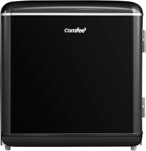 COMFEE' RCD50BL2EURT(E) Frigorifero Piccolo 47Litri, Design Retrò, Mini Frigo Tavolo