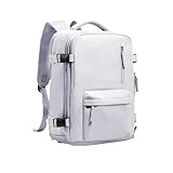 Gyios Mochila Aprobada por Avión 40x30x20 para Viajes De Corta Distancia Bolsa Cabina Viaje Equipaje Mano-púrpura