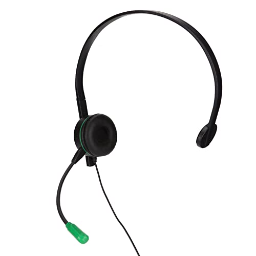 ASHATA Auriculares con Cable para Juegos de un Solo Oído, Auriculares de un Solo Lado para PS4 para...