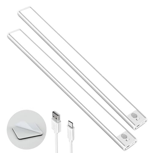 和宅良品 センサーライト 充電式 キャビネットライト 0.9cm超薄型...