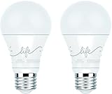 C by GE A19 C-Life Smart LED Light Bulb by GE Lighting, 2-Pack, Works with Alexa