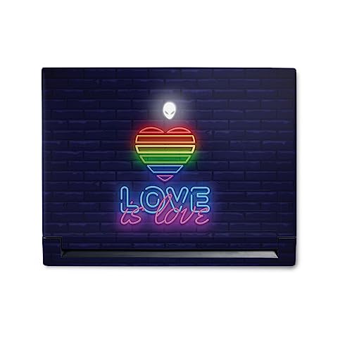 Image of MightySkins Skin Compatible with Alienware M18 R1 (2023) Full Wrap Kit - Love is Love | Protective, Durable, and Unique Vinyl Decal wrap Cover | Easy to Apply & Change Styles | Made in The USA