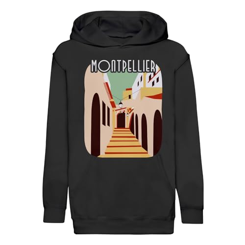 Sweat enfant Montpellier hoodie voyage tourisme centre historique premium