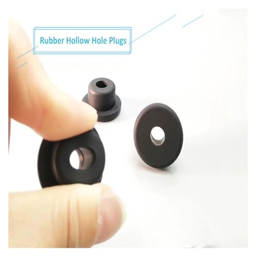 1/5 szt. Okrągła pusta guma silikonowa przelotka otwór zatyczka O-ring uszczelka uszczelniająca 3-40mm-5 sztuk(White,7mm(Hole 4mm)-5Pcs)