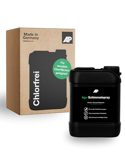 AP Schimmelentferner Ag+ I 2500 ml Kanister I Chlorfreies Schimmelspray mit Aktivsauerstoff gegen Schimmel I Für Wand & Bad sowie Silikonfugen & Tapeten I Geruchlos & biologisch abbaubar