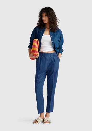 Pantalon regular femme confortable Benetton pour morphologie
