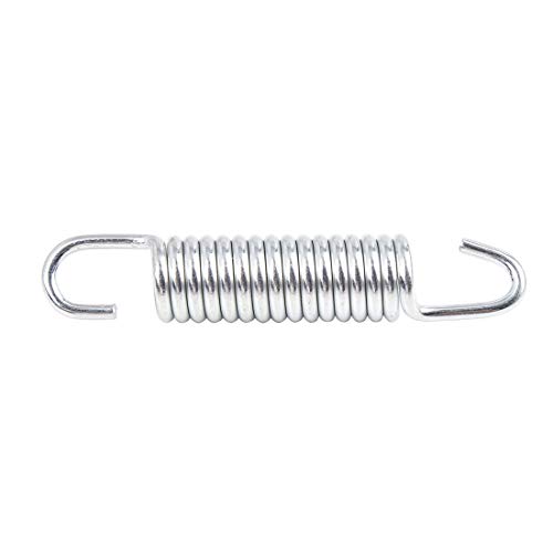 sourcing map 2 Stück Motorrad Hauptständer Halterung Kickstand Rückholfeder Ständerfeder Silber für JH70