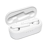 Vultech Oyster EP-10WH Auricolari True Wireless Stereo In-Ear Bluetooth 5.0 TWS, Usb Type-C, Controlli Touch, Impermeabili IPX5 con microfono per Smartphone Samsung, iPhone, Xiaomi, Huawei, Bianco