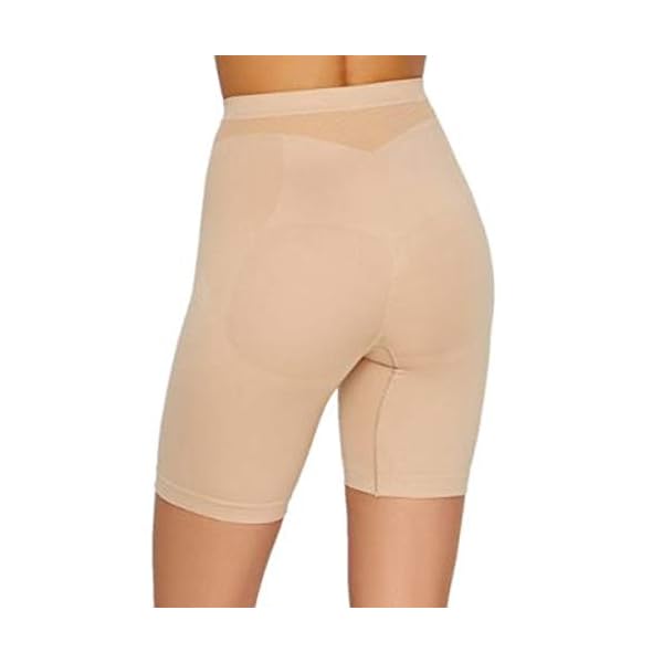 Bali Women's Comfort Revolution Firm Control Shapewear Thigh Slimmer DF0050, Black, Medium