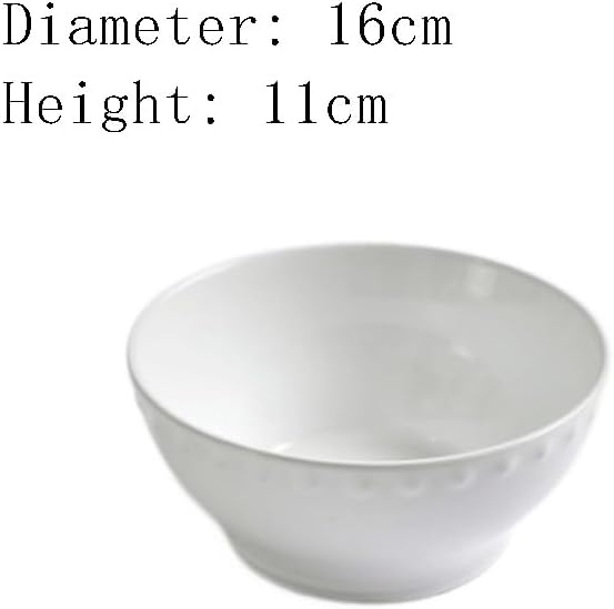Single Person Use Ceramic Dinnerware Set Dessert Bowl Pearl Pointed Floating Relief Rice