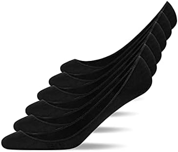 Snocks Füßlinge Damen & Herren, 6 Paar Ballerina Socken, Gr. 35-46 | unsichtbar in Loafer, Sneaker & Ballerinas, Silikonstreifen an der Ferse, atmungsaktiv, No Shows, Gr. 35-46
