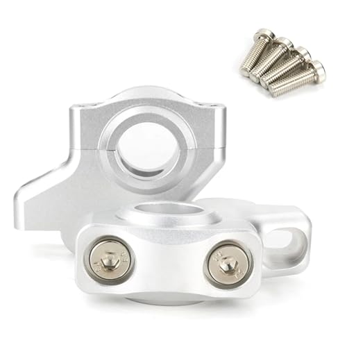 22mm 7/8�C���` �n���h���o�[�}�E���g���C�U�[ �I�t�Z�b�g���� ���N �X�Y�L V-Strom 250 650 DL650 V-Strom�p �n���h���o�[ ���C�U�[(Matte Silver)