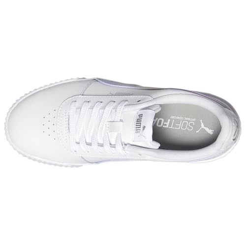 Image of Puma Carina 2.0 Synthetic Leather Lace Up Women's Sneakers