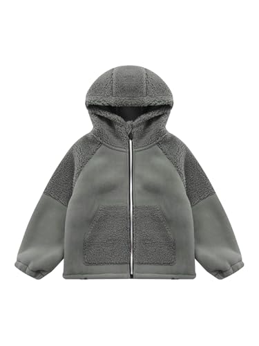 Kaerm Kids Boy's Warm Fleece Hoodies Sweatshirts Full Zip Long Sleeve Hooded Jacket Outerwear for School Wear3
