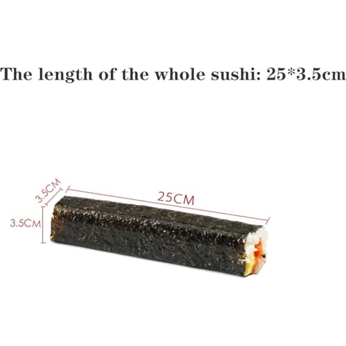 Sushi Making Kit, Runde Sushi Roller Maschine DIY Sushi Roller Edelstahl Ideal für Restaurants und Buffets