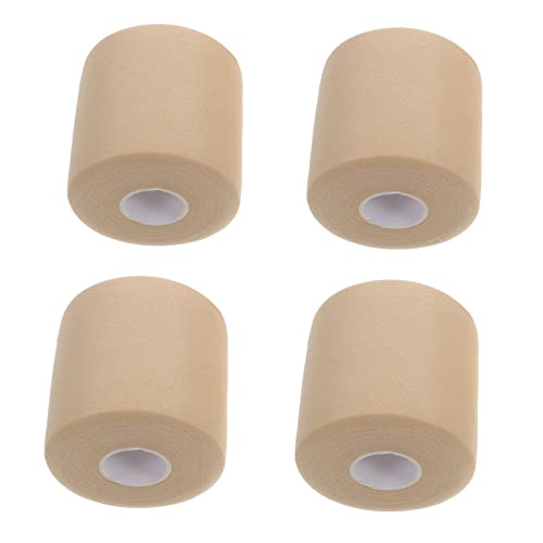 BUTIFULSIC 4pcs Sponge Film Sports Tape Sports Wristbands Tape Athletic Tape Athletic Sports Atheltic Tape Wrist Tape Baseball Waterproof Football Prewrap