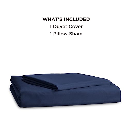 Bedsure Twin/Twin Xl Duvet Cover Kids - Soft Brushed Microfiber Duvet Cover Twin, 2 Pcs, Includes 1 Navy Blue Kids' Duvet Cover (68"X90") With Zipper Closure & 1 Pillow Sham, No Comforter #TOP5