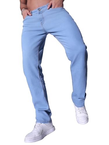 Image of Hubberholme Men Black Cotton Fabric Relaxed Fit Mid-Rise Stretchable Jeans