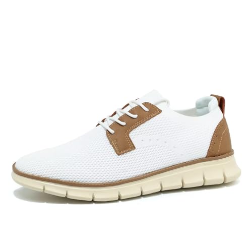 Mens Casual Oxfords Walking Shoes Fashion Mesh Dress Business Sneakers Work Comfortable Lightweight Soft Sole2