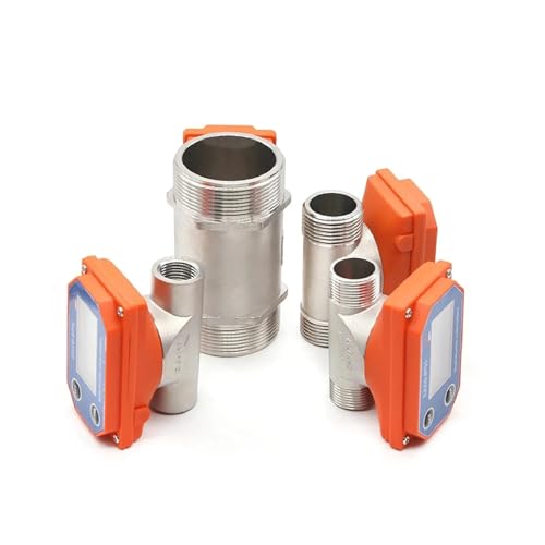 Débitmètre numérique DN15 en acier inox haute précision avec écran LCD pour irrigation de ferme