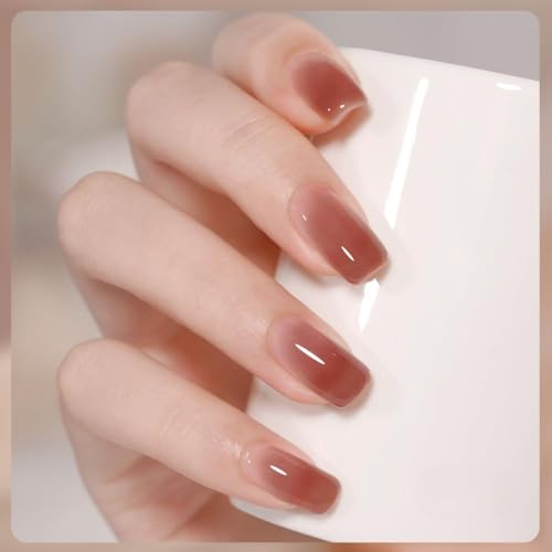 Image of THR3E STROKES Gel Nail Polish Set - 6 Colors Gel Polish Glitter Gel Polish Sparkle Nail Polish Gel Manicure DIY Salon Nail Art Gifts (NEXUS, 7.5ML)