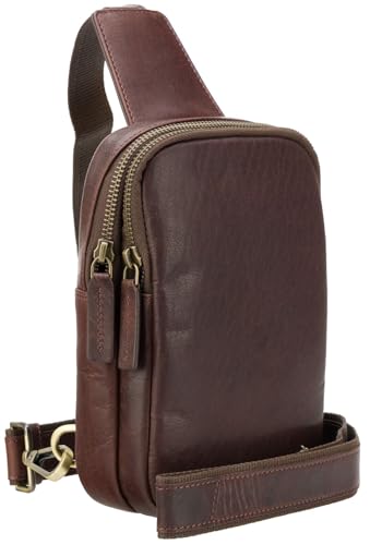 Sac de poitrine Visconti Jamie S42 marron pour protéger vos effets personnels