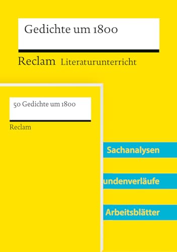 Lehrerpaket zum länderübergreifenden Abiturthema 2027–2029 »Literatur um 1800« (Textausgabe + Lehrerband): Mit Downloadpaket (Unterrichtsmaterialien) (Reclam Literaturunterricht)