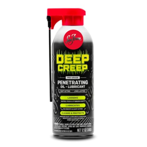 Deep Penetrating Lubricant Spray 1 Can (12 oz / 340 g) | Multi-Purpose Rust Loosener & Metal Protector | Cleans Lubricates & Displaces Moisture on Tools Engines & Hinges