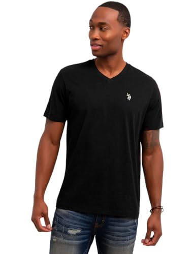 Image of U.S. Polo Assn. Men's Solid V‑Neck T-Shirt