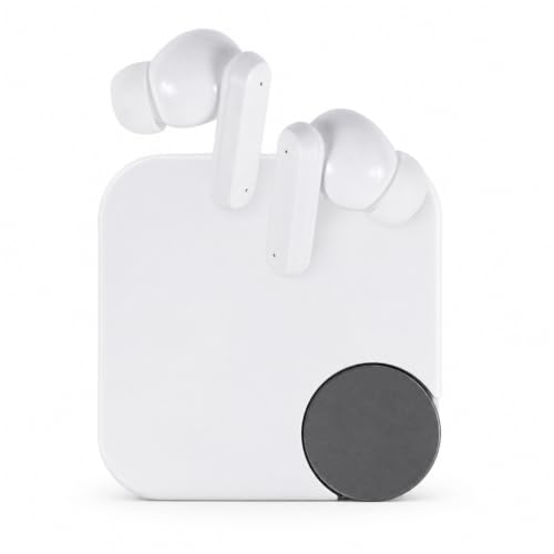 Image of True Wireless Bluetooth Earbuds with 60 Hours Total Playback, Bluetooth 5.3, Deep Bass, ENC Calling Mic, Touch Controls, USB Type-C Fast Charging, in-Ear TWS Earphones White