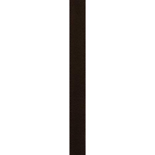 Image of Offray Berwick 5 /8 inch Single Face Satin Ribbon, Brown, 6 Yds