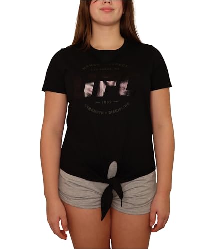 T-shirt Reebok graphique noué vêtement sport femme à manches courtes doux