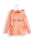  Amazon-Marke: RED WAGON Mädchen Slogan Kapuzenpullover, Pink (Multicolour), 110, Label:5 Years