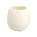 Pavilion - 8 Oz Candle Holder - Cream Beige Ceramic Candle Vessel with 100% Soy Wax, Tranquility Scent When Someone You Love Becomes A Memory Remembrance Gift - Printed Text, Love Theme, Round Shape