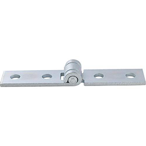 4 Hole Adjustable Hinge, Electro-Galvanized Zinc, 8-1/4"L x 1-5/8"W, Lot of 2 - Image 4
