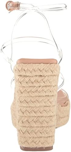 Madden Girl Women's Hillarie Wedge Sandal, Clear, 9.5 | Image 2