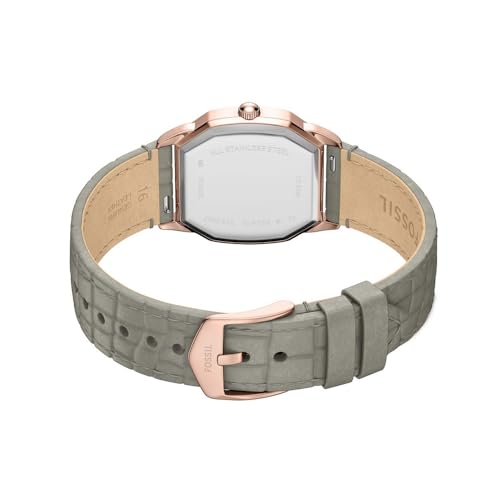 Image of Fossil Harlow Grey Quartz Leather Watch ES5435
