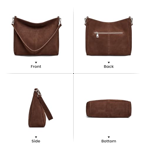 Image of befen Soft Genuine Leather Hobo Bags Purse for Women Crossbody Shoulder Bag