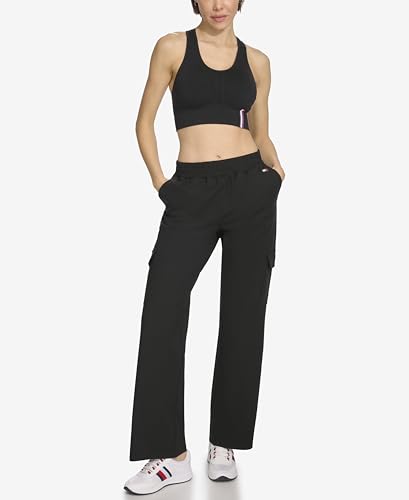 Tommy Hilfiger Women's Elastic Waistband Bootcut Cargo Sweatpants2