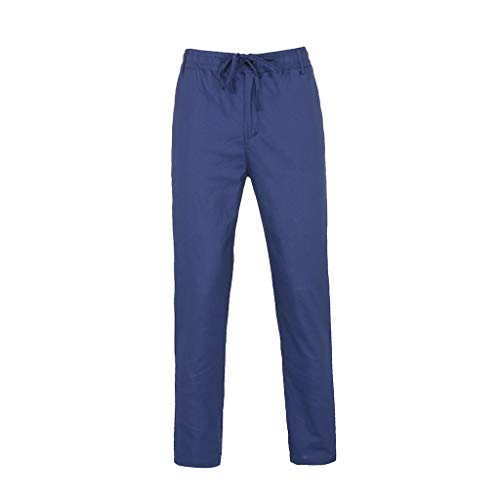 Jogging droit homme bleu M idéal pour le sport et la détente