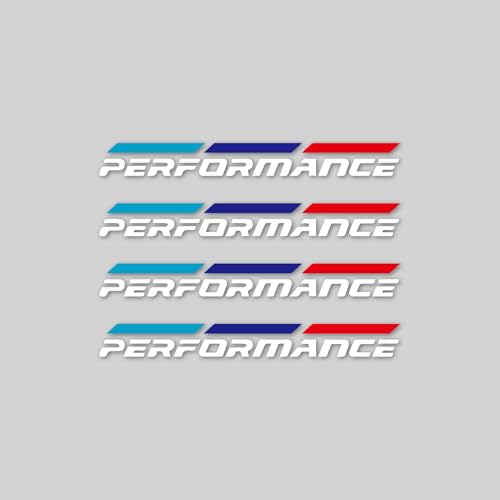 Image of 4Pcs Performance Sticker for Car Wiper Stickers All Cars Rear Wiper Car Sticker Exterior Decal Vinyl L x H 10 x 1.5Cm (Multicolor 1)
