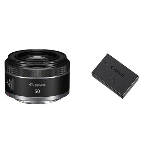 Focale fixe Canon RF 50mm F1.8 STM et batterie LP-E17 haute performance