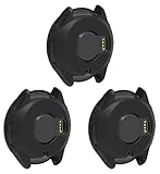 TenCloud 3 Pack Watch Cases Cover Intended for Garmin Forerunner 965 Silicone Protective Case Shell Smartwatch Accessories (Black+Black+Black)